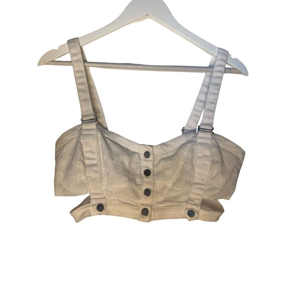 For Love & Lemons EUC Daisy Eyelet Buckle Bustier - Picture 5 of 12